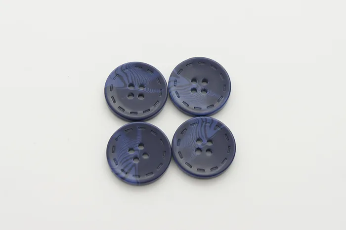 Гудзик 23 мм Mertbutton, синій темний, 13-36-1313