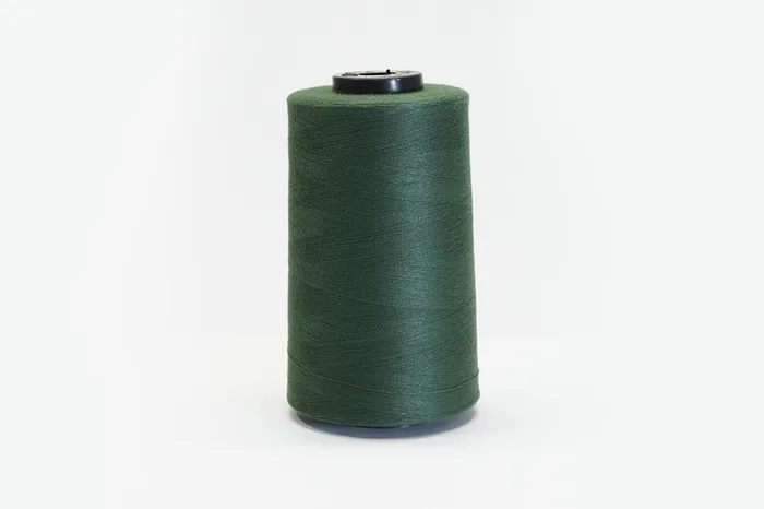 Нитки ПЕ №40/2 5000 м Barva, зелений темний, 4047