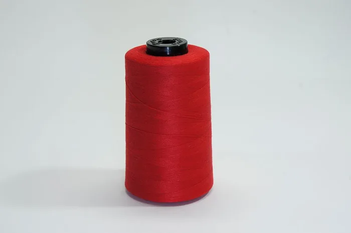 Нитки ПЕ №20/2 2500 м Barva, червоний натуральний, 6014