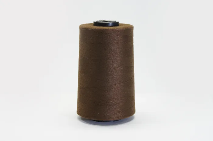 Нитки ПЕ №40/2 5000 м Barva, коричневий натуральний, 7044