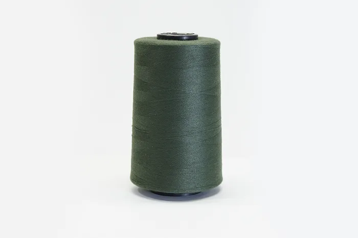 Нитки ПЕ №40/2 5000 м Barva, зелений темний, 4043