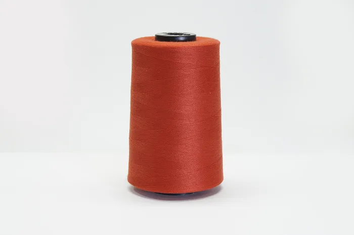 Нитки ПЕ №40/2 5000 м Barva, червоний натуральний, 6047