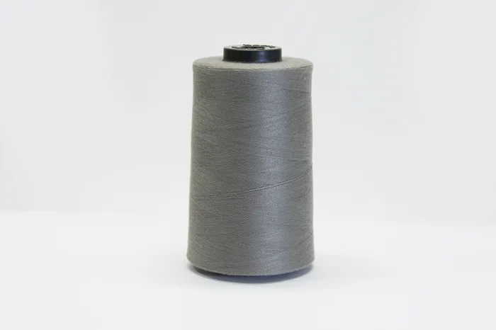 Нитки ПЕ №40/2 5000 м Barva, сірий натуральний, 7047