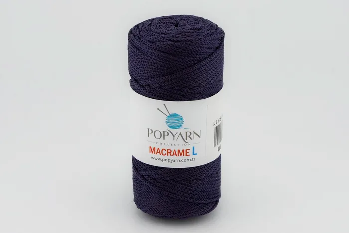 Пряжа Macrame L 100гр/90м POPYARN, фіолетовий, 492