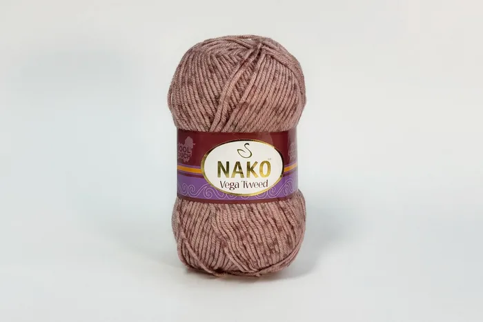 Пряжа Vega Tweed 100гр/195м NAKO, фрезовий, 31760