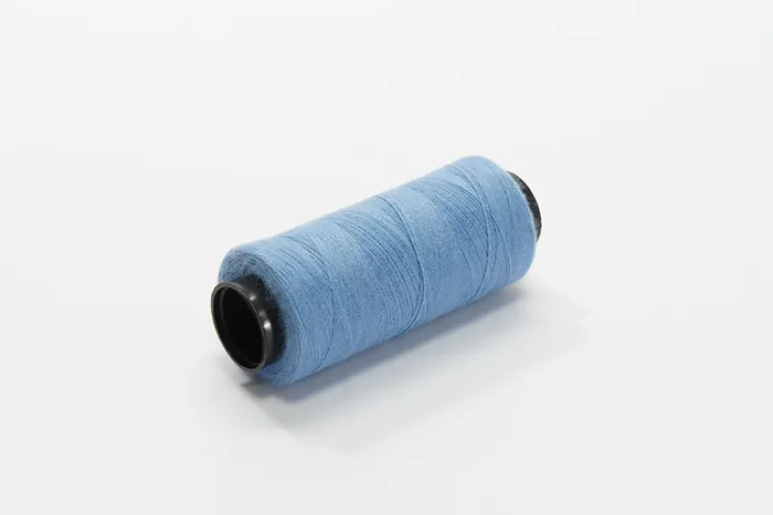 Нитки ПЕ №40/2 250 м Barva, блакитний яскравий, 2059