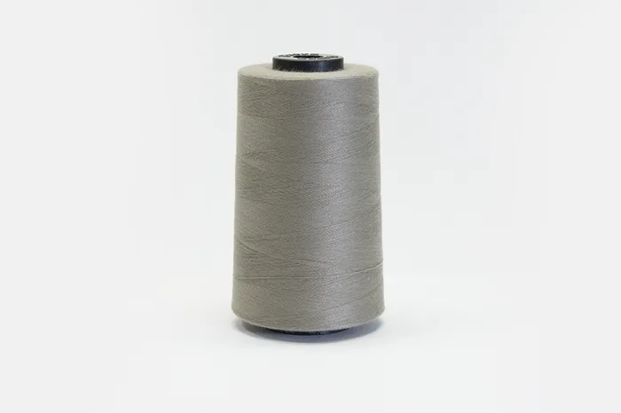 Нитки ПЕ №40/2 5000 м Barva, сірий натуральний, 7049
