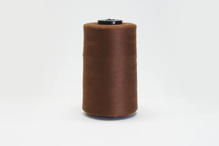 Нитки ПЕ №40/2 5000 м Barva, коричневий натуральний, 7048