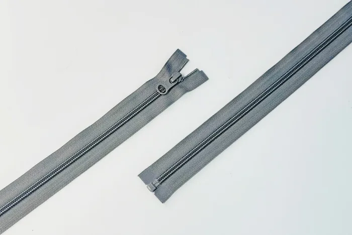 Блискавка YKK, T5, 1 замок, 60 см, сірий бузковий