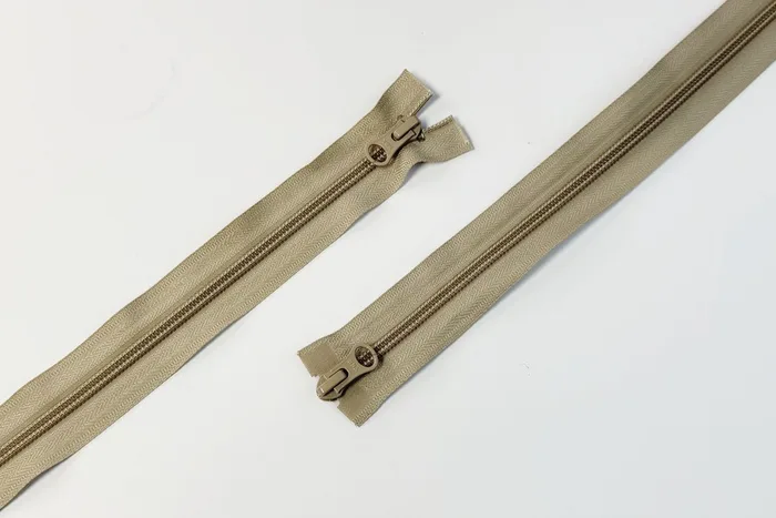 Блискавка YKK, T5, 2 замки, 75 см, бежевий світлий