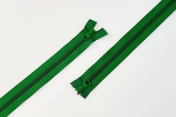 Блискавка YKK, T5, 2 замки, 75 см, зелений