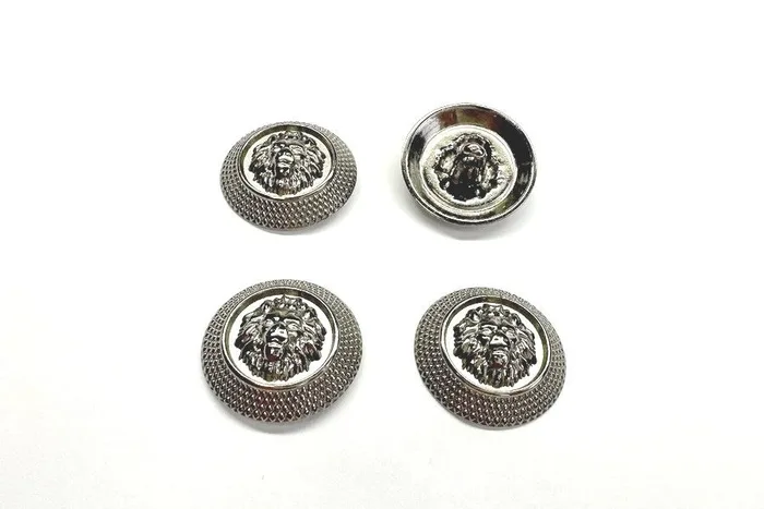 Гудзик металевий 23 мм Mertbutton, нікель чорний, SMB-375-36-b.nik