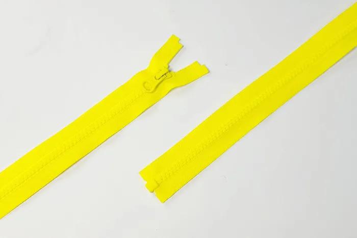 Блискавка YKK, T5 трактор, 1 замок, 40 см, жовтий яскравий
