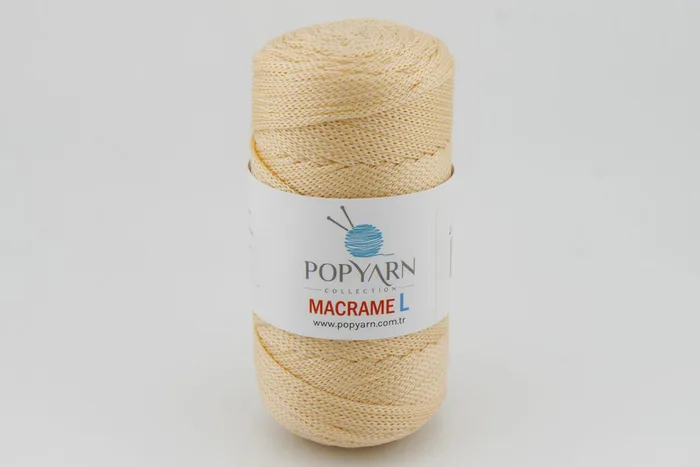 Пряжа Macrame L 100гр/90м POPYARN, персиковий, 410