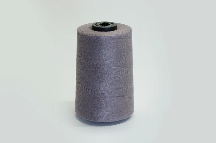 Нитки ПЕ №40/2 5000 м Barva, бузковий брудний, 6054