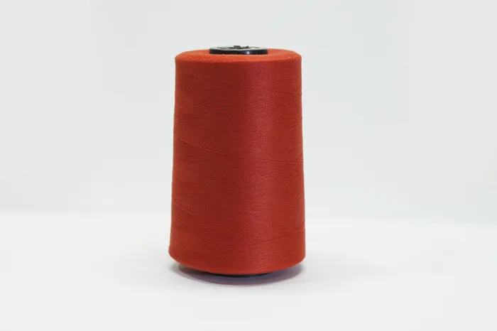 Нитки ПЕ №40/2 5000 м Barva, червоний натуральний, 6057