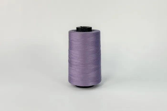Нитки ПЕ №40/2 5000 м Barva, бузковий натуральний, 6058