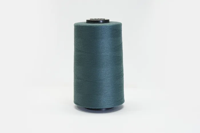 Нитки ПЕ №40/2 5000 м Barva, бірюзовий темний, 4057