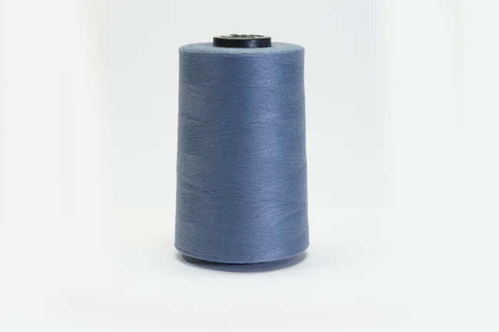 Нитки ПЕ №40/2 5000 м Barva, блакитний темний, 2070
