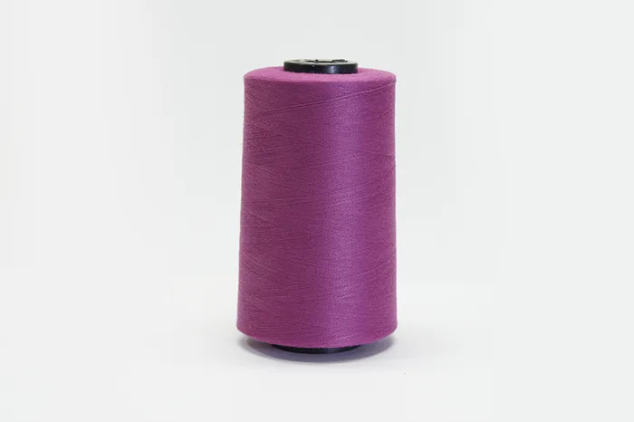 Нитки ПЕ №40/2 5000 м Barva, рожевий яскравий, 6062