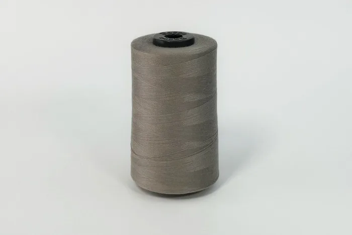 Нитки ПЕ №40/2 5000 м Barva, сірий натуральний, 5040