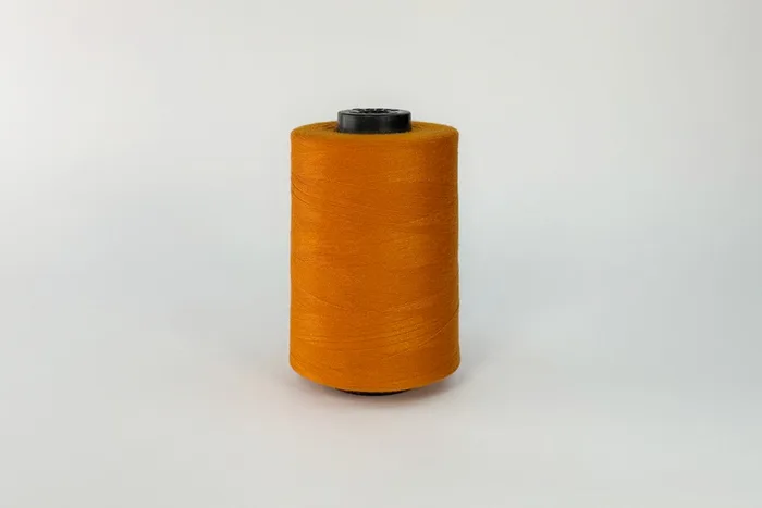 Нитки ПЕ №40/2 5000 м Barva, помаранчевий натуральний, 3024
