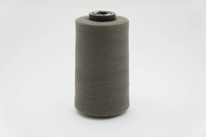 Нитки ПЕ №40/2 5000 м Barva, сірий натуральний, 7072