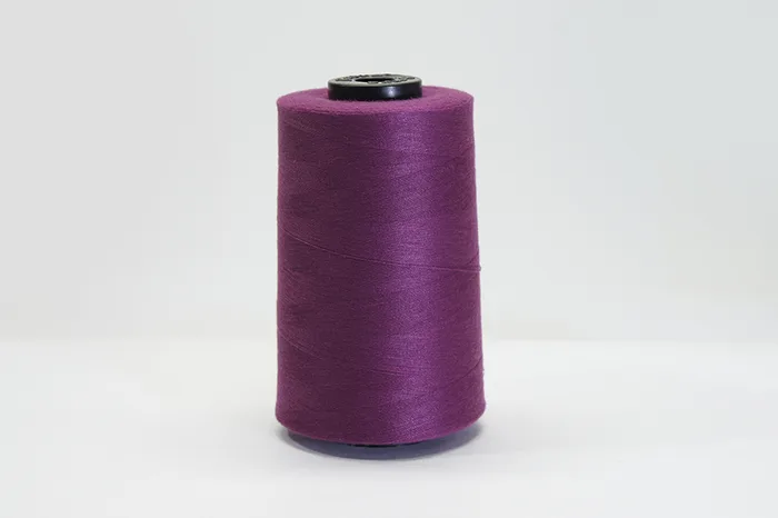 Нитки ПЕ №40/2 5000 м Barva, фіолетовий яскравий, 6063