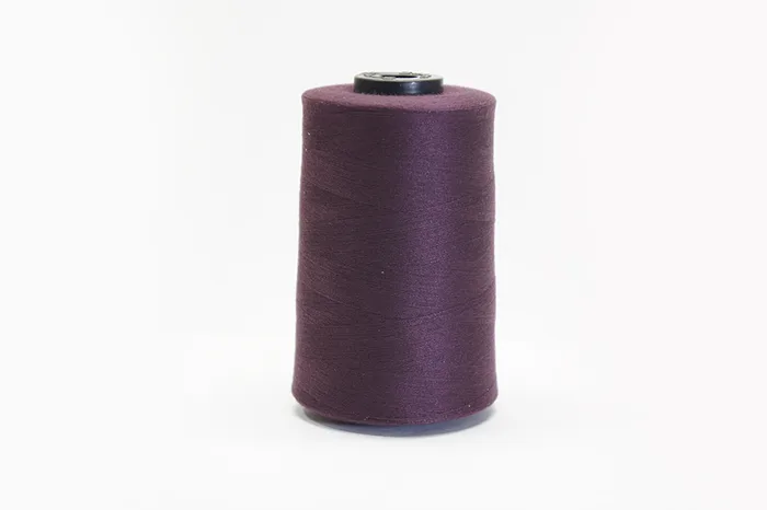 Нитки ПЕ №40/2 5000 м Barva, бордовий темний, 6070