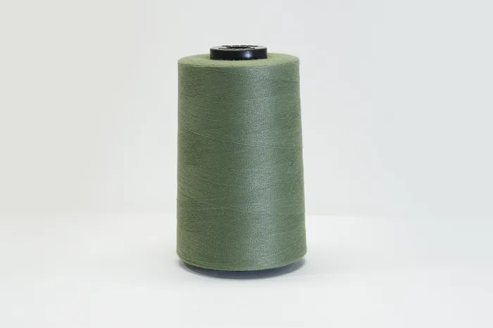 Нитки ПЕ №40/2 5000 м Barva, зелений брудний, 4065