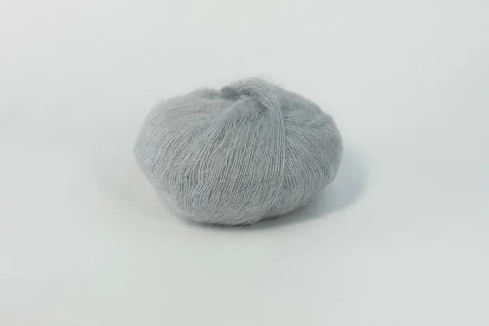 Пряжа Mohair 25гр/200м, сірий, 51