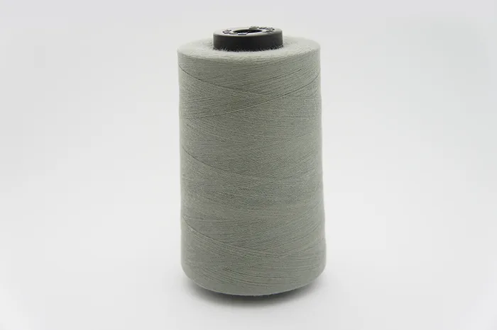 Нитки ПЕ №40/2 5000 м Barva, сірий натуральний, 5045