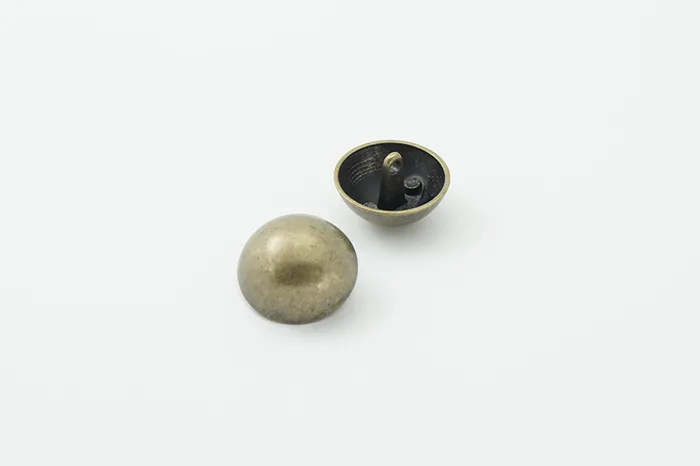 Гудзик 23 мм Mertbutton, латунь стара, MTL-73-36-bronz