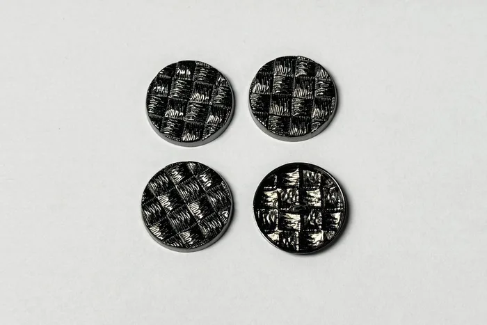 Гудзик металевий 25 мм Mertbutton, нікель чорний, UTS-29-40-b.nik