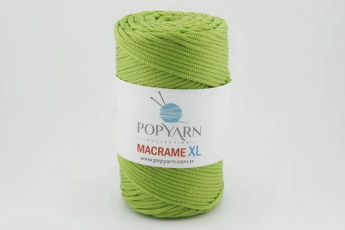 Пряжа Macrame XL 250гр/125м POPYARN, салатовий, 459