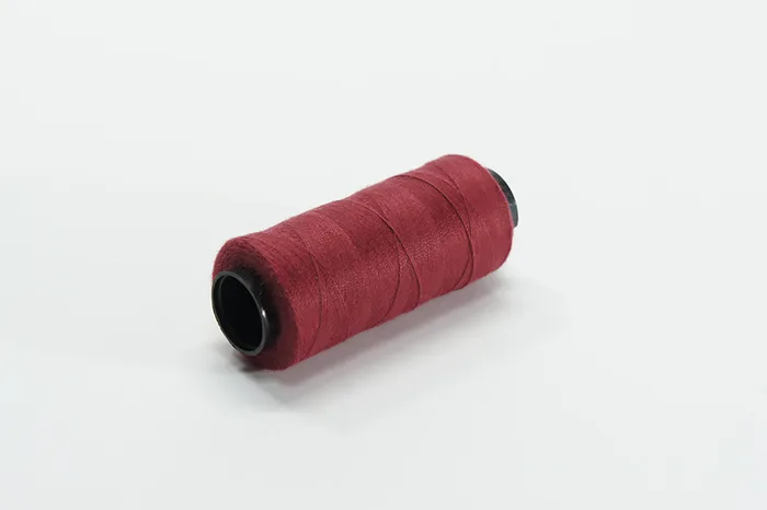 Нитки ПЕ №40/2 250 м Barva, бордовий натуральний, 6056
