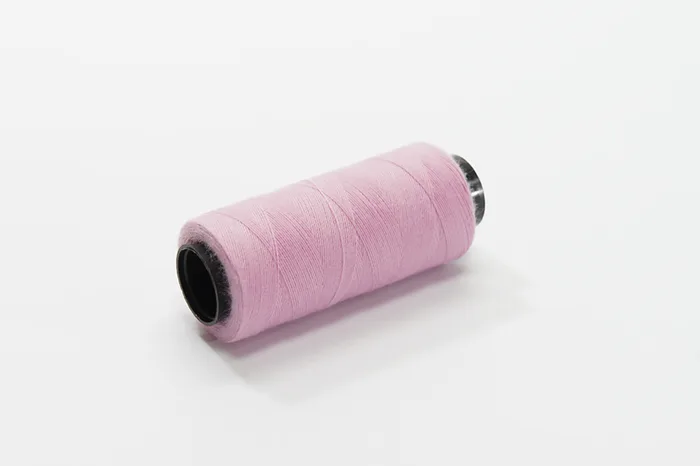 Нитки ПЕ №40/2 250 м Barva, рожевий натуральний, 6064