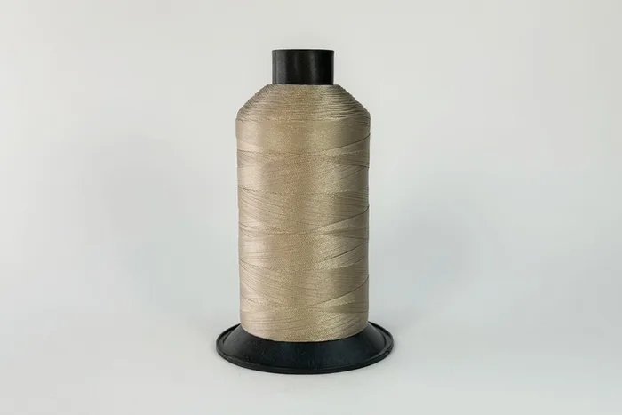 Нитки ПЕ №20, №420/3, 1400 м Barva, бежевий натуральний, 7014