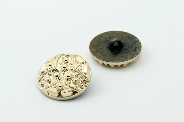 Гудзик 28 мм Mertbutton, золото, 634-44-gold