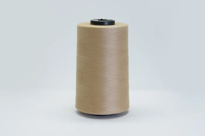 Нитки ПЕ №20/2 2500 м Barva, бежевий темний, 7042