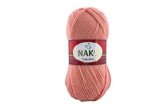 Пряжа 100гр/210м Nakolen, рожевий, 10425