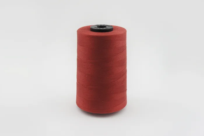 Нитки ПЕ №40/2 5000 м Barva, червоний темний, 6081