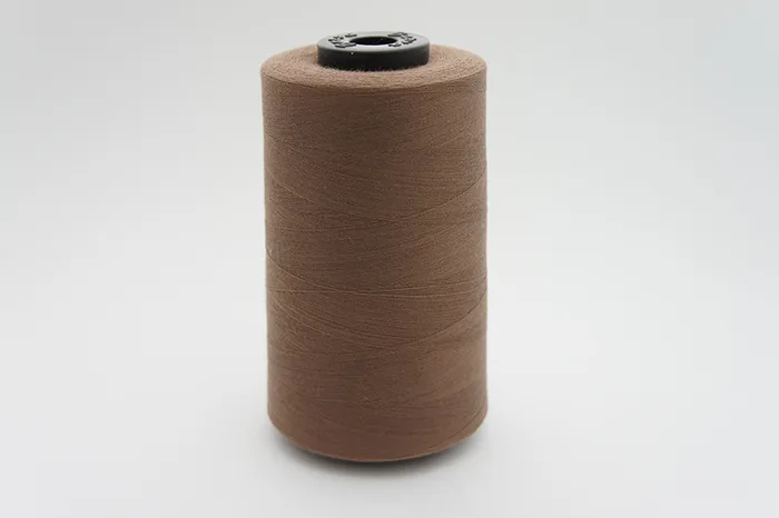 Нитки ПЕ №40/2 5000 м Barva, коричневий світлий, 7087