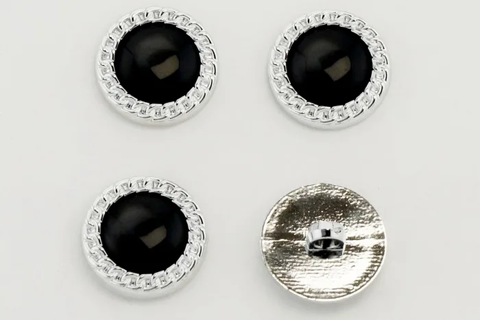Гудзик 21 мм Mertbutton, чорний, KM-16-04-34-000/nik