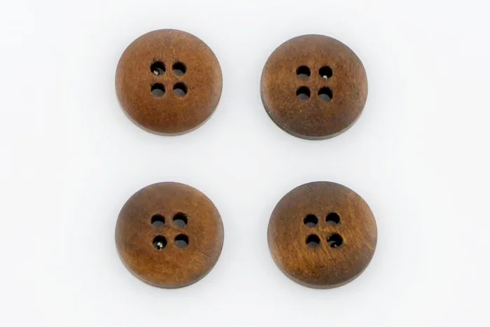 Гудзик 18 мм Mertbutton, коричневий, 1114-28-1265