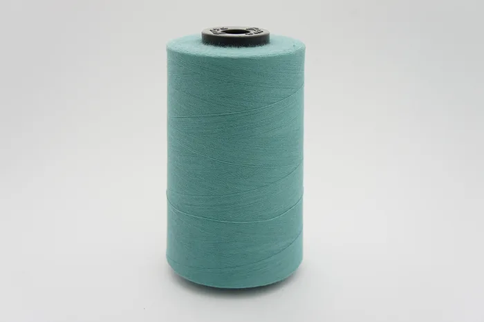 Нитки ПЕ №40/2 5000 м Barva, бірюзовий зелений, 2100