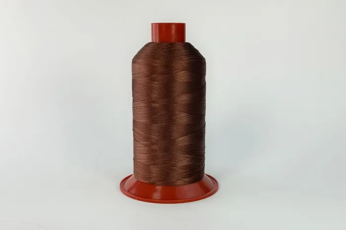 Нитки ПЕ №40, №210/3, 2850 м Barva, коричневий натуральний, 7018