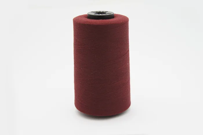 Нитки армовані ПЕ №45/2 3000 м Barva, бордовий натуральний, 6045
