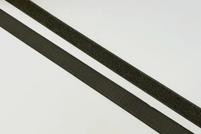 Застібка текстильна 30 мм MH, чорний, 100% ПА