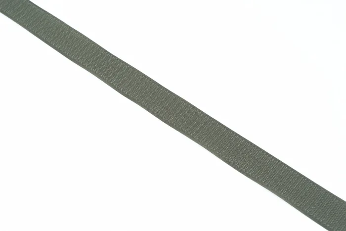 Стрічка гачкова 25 мм Dostband, хакі, 100% ПА
